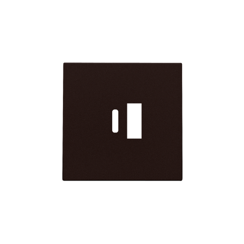 Niko Afwerkingsset voor dubbele smart USB-A- en USB-C-lader, dark brown coa - 124 68002 foto - 20055134