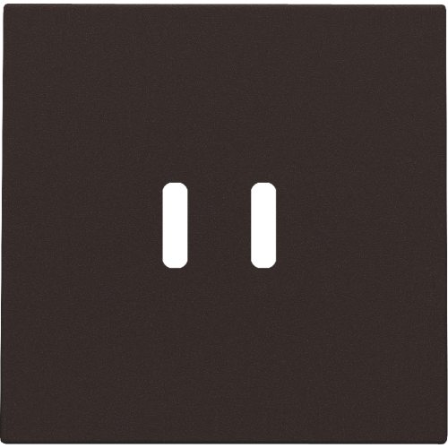 Niko Afwerkingsset voor dubbele smart USB-C-lader, dark brown coated - 124 68003 image - 20196646