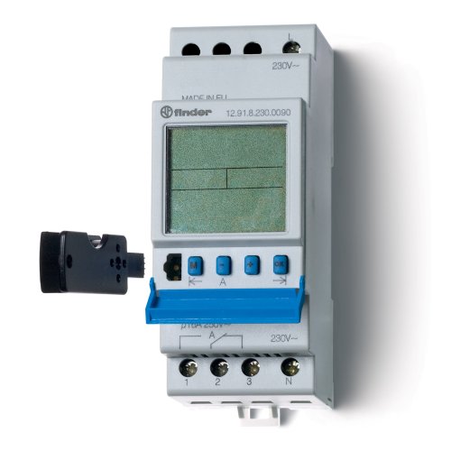 Finder FIN TIJDSCH.KLOK 1W 16A 230VAC - 1291 0090 - 20006020