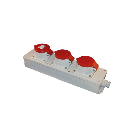 HATEHA contactdoos 3x16A 5p 400v 12.919.003 - 12919003 - 11004248