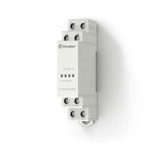 FINDER call/reset relais 1w+1m 24vac 13.12.0.024.0000 - 1312 - 4375299