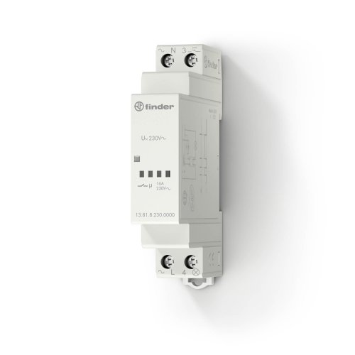 Finder FIN IMPULSRELAIS 1M 230VAC - 1381 - 20006044