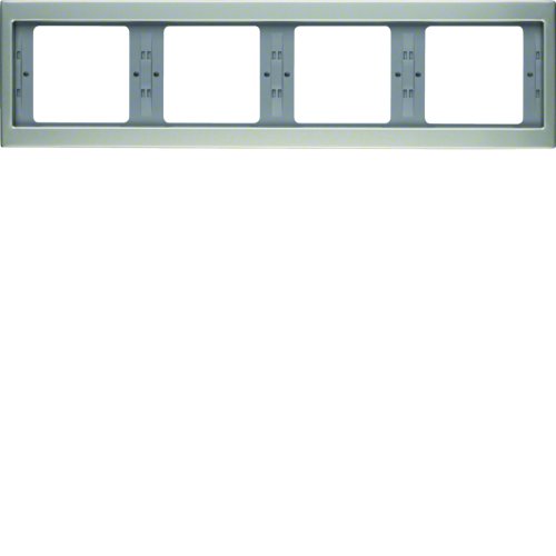 BERKER afdekraam 4v mat rvs 13837004 - 13837004 - 3200077