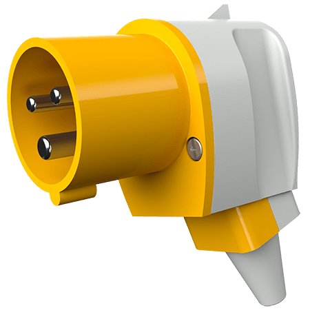 Mennekes Haakse contactstop 16A 3P 4H 110V IP44 - 1410 2 - 20021044