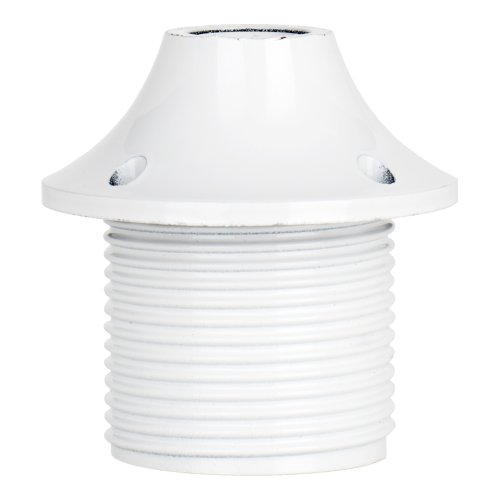 BAILEY lamphouder e27 met draad en sierkap wit 141402 - 141402 - 11007786