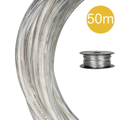 BAILEY pvc kabel rond 2c transparent rol a 50mtr - 142171 50m 1 - 4020690