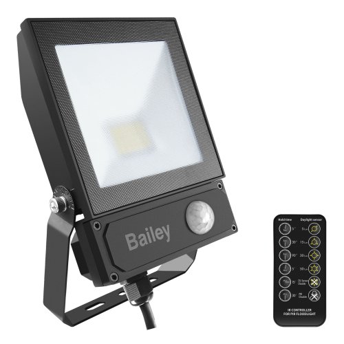 BAILEY led floodlight sensor 30w 3300lm 4000k ip65 142974 - 142973 - 11001131