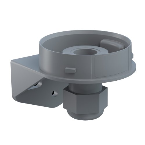 WERMA mini beugel wand met wartel gy 260.700.06 - 150000000333 126 000 00 126 000 00 - 4001782