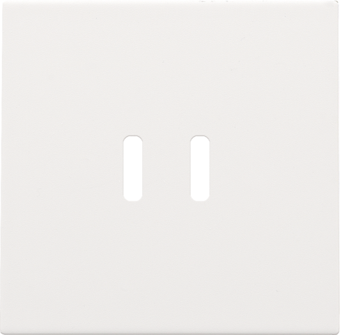 Niko Afwerkingsset voor dubbele smart USB-C-lader, white coated - 154 68003 - 20196647