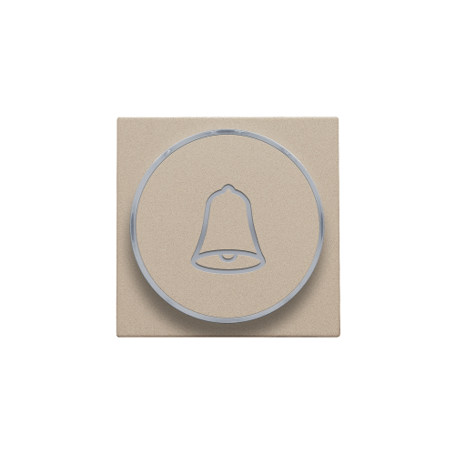 Niko Afwerkingsset met doorschijnende ring met belsymbool voor drukknop 6 A - 157 64007 foto - 20055264