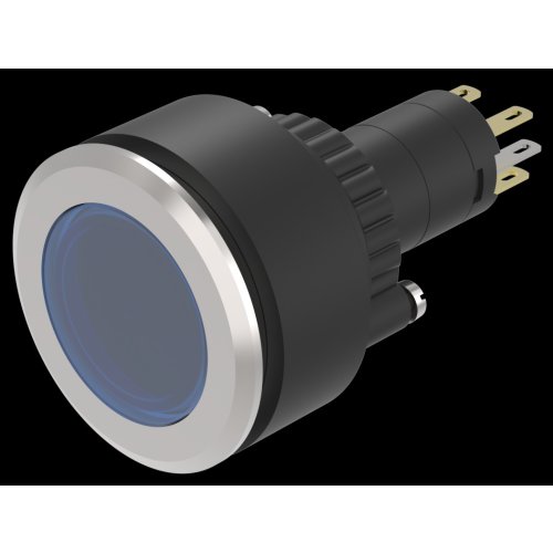 EAO Ill.pushbutton-Set flat lens blue flat main 1NC+1NO ST/PT 28VAC/DC - 15d354da13333e218f493b8b05cdc95b - 20045951