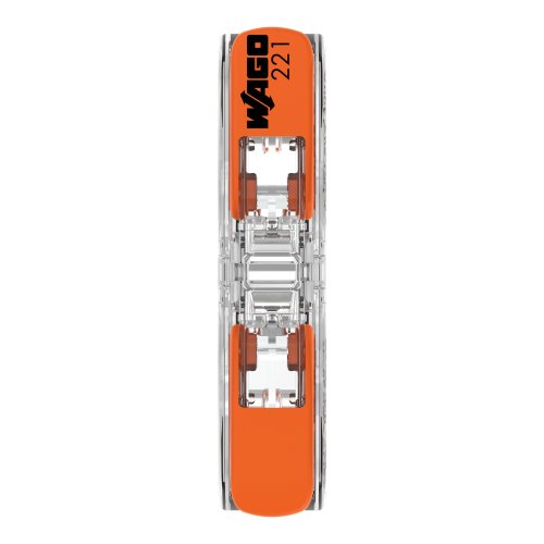 WAGO 1v verb.klem met clip a 60 stuks 221-2411 - 15ecdd31 5ae2 45e2 bb9e 85d12ce42779 - 5035731