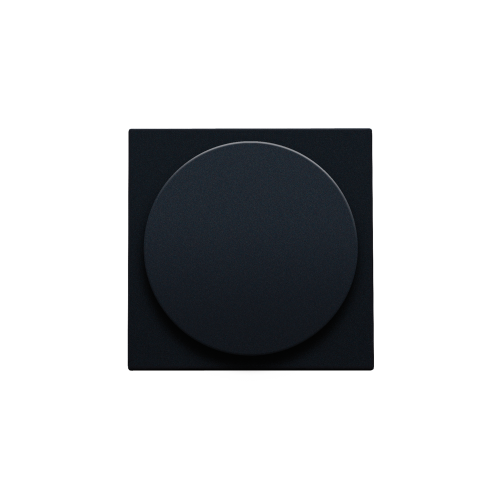 NIKO afdekplaat draai dimmer zwart 161-31003 - 161 31003 foto - 11004213