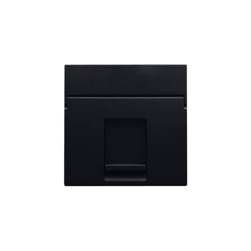 Niko Centraalplaat data 1x RJ, black coated - 161 65100 - 20055319