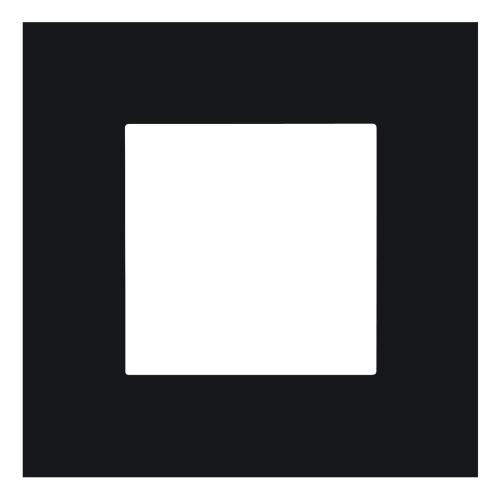 Niko Enkelvoudige afdekplaat, Niko Pure steel black coated - 161 76100 foto - 20055345