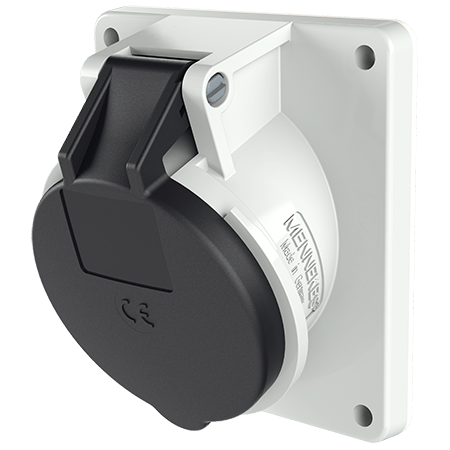 Mennekes Inb.WCD 16A 4P 7H 500V IP44 TWIN - 1639 - 20021313