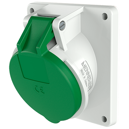 Mennekes Inb.WCD 16A 5P 2H >50V >300Hz IP44 TWIN - 1646 - 20021319