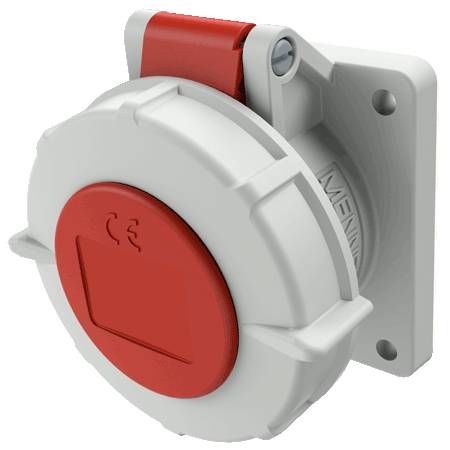 Mennekes Inb.WCD 16A 4P 6H 400V IP67 TWIN - 1712 2 - 20021356