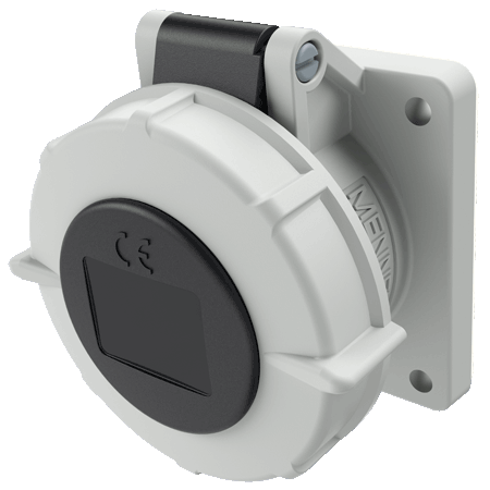 Mennekes Inb.WCD 16A 4P 7H 500V IP67 TWIN - 1713 2 - 20021357