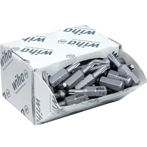 WIHA Standaard Bit 1/4" C6,3 TORX grootverpakking 7015 T15x25 (50 stuk - 1789b9ad 88cb 4c17 99fa 35d4a8515d7f - 20012804