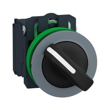 Schneider Electric flush mounted selector switch 2 pos stay put 1NO screw clamp cp grey - 17ba03f9fa5d46c4857febc28cd6602e - 20084111