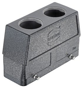 HARTING Han 24M Hood Top Entry 2xM32 - 19 37 024 0466 0467 rgb01 web - 20035956