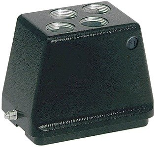 HARTING Han 48M-Hood Top Entry HC 4x M25 - 19 37 048 0401 rgb01 web - 20035968