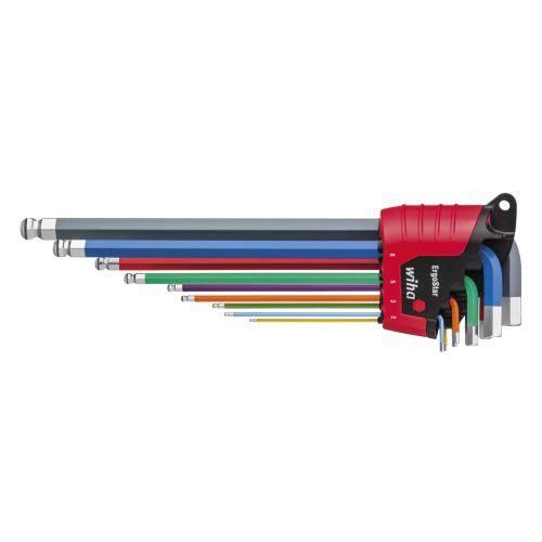 WIHA Inbussleutelset Kogelkop MagicRing ErgoStar gekleurd 369RE9F 1,5- - 1d96f56d 0a20 4300 b413 e841ba08adef - 20014080
