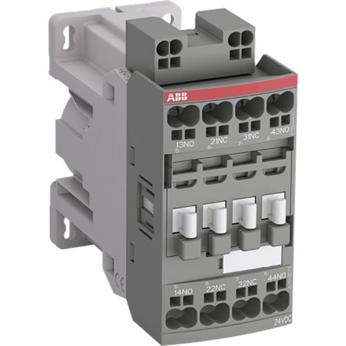 ABB Componenten Hulpmagneetschakelaar 2 M, 2 V Spoel 24 V DC Push-in Spring Aansluitin - 1sbc101649v0014 - 20092530