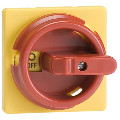 ABB Componenten Bedieningsknop rond rood-geel vergrendelbaar max. 3 padlockable voor O - 1scc302442f0013 - 20095576