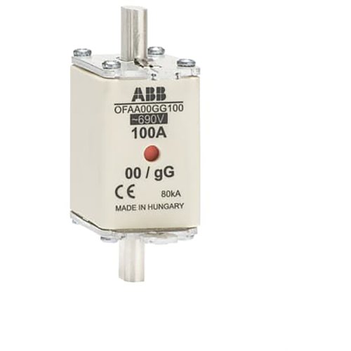 ABB Componenten Meszekering Fuseline gG = 690V, DIN00 In = 100A Ph = 6,7 W - 1scc317027f0013 - 20094450