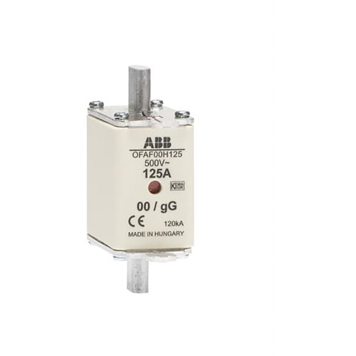 ABB Componenten Meszekering Fuseline gG 500V DIN 00 In = 125 A Ph = 8,4 W - 1scc317052f0013 - 20094242