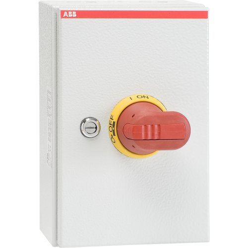 ABB Componenten WERKSCHAKELAAR 30 kW IP 65, 3P Rode knop - 1scc341119f0013 - 20094195