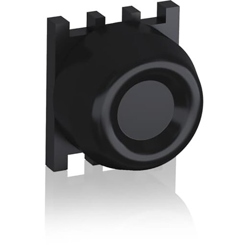 ABB drukknop zwart 30mm incl. rubber afdekkap - 1sfc151337v0002 - 11000627