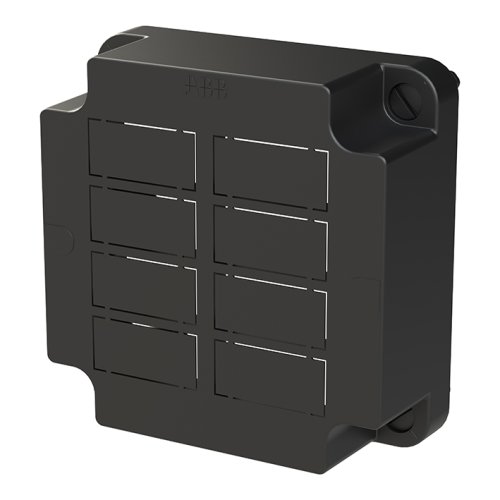 ABB Installatiedozen en -kasten Deksel 3640 Zwart tbv GST/MIDI 8 x 3-polig gerecycled kunststof - 1spa007130f8020 b - 20172362