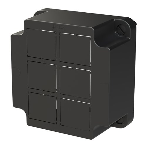 ABB Installatiedozen en -kasten Deksel 3640 Zwart uitbreekpoorten DATA 6 x uitbreekpoort gerecycled ku - 1spa007130f8022 b - 20193473