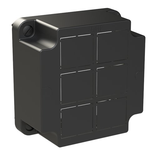 ABB Installatiedozen en -kasten Deksel 3640 Zwart uitbreekpoorten DATA 6 x uitbreekpoort gerecycled ku - 1spa007130f8022 c - 20193473