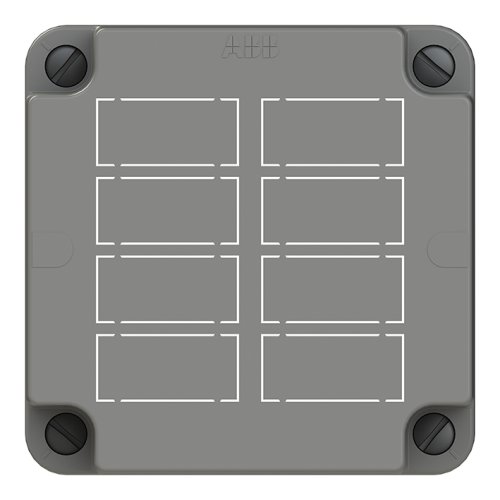 ABB Installatiedozen en -kasten Deksel 3640 tbv GST/MIDI 8 x 3-polig gerecycled kunststof - 1spa007130f9320 a - 20172370