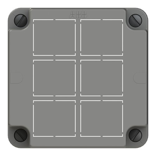 ABB Installatiedozen en -kasten Deksel 3640 uitbreekpoorten DATA 6 x uitbreekpoortDATA gerecycled kuns - 1spa007130f9322 a - 20172372