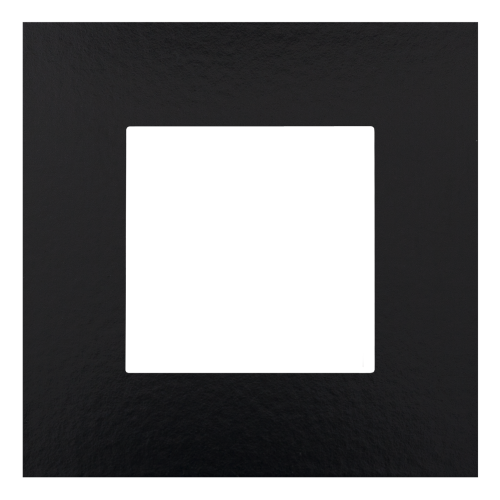 Niko Enkelvoudige afdekplaat, Niko Pure Bakelite&reg; piano black - 200 76100 foto - 20055551
