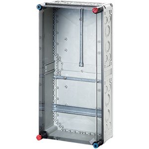 Hensel Mi kWh meterkast IP65. +extra DIN-rail. 300x450x170mm. Transp. deksel - 2000080 etim internet - 20010941