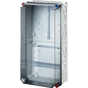 Hensel Mi kWh meterkast IP65. +extra DIN-rail. 300x450x214mm. Transp. deksel - 2000082 etim internet - 20010942