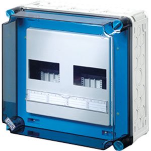 Hensel Mi Railkast met 2x Adapter 3p voor MCCB 63A Rail 400A 5p - 20001023 etim internet - 20010989
