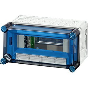 Hensel Mi Automatenbehuizing IP65. 9 module. BM1. 300x150mm. +PE/Nul klem - 20001035 etim internet - 20010903