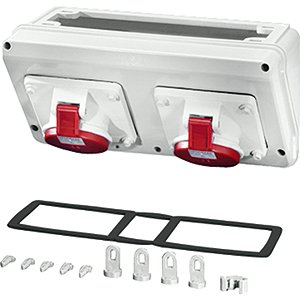 HENSEL MI connectionbox 2x16A 5-polig MICB11 - 20001083 etim internet - 11000488