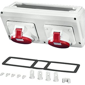 HENSEL MI connectionbox 2x32A 5-polig MICB13 - 20001085 etim internet - 11000487