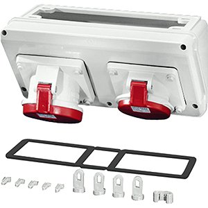 HENSEL connectie box 1x32A 1x63A 5p 400v 6h ip44 Mi CB 14 - 20001086 etim internet - 11004563