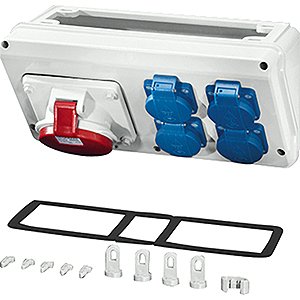 HENSEL MI connectionbox 1x32/5 4x16/2p+ra ip44 MICB17 - 20001089 etim internet - 11003084