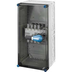 Hensel Mi Netomschakelaarkast 160A. 4 polig. BM4. 300x600mm. +PE klem - 20001134 etim internet - 20011112