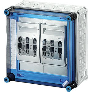 HENSEL MI lastscheiderkast ip65 2x160a nh00 3p MI 6265 - 20001284 etim internet - 11008457